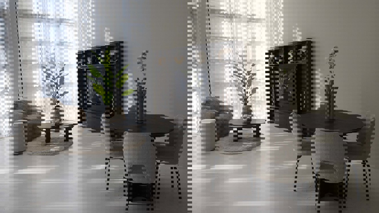 Toscana Eettafel Rond Eiken