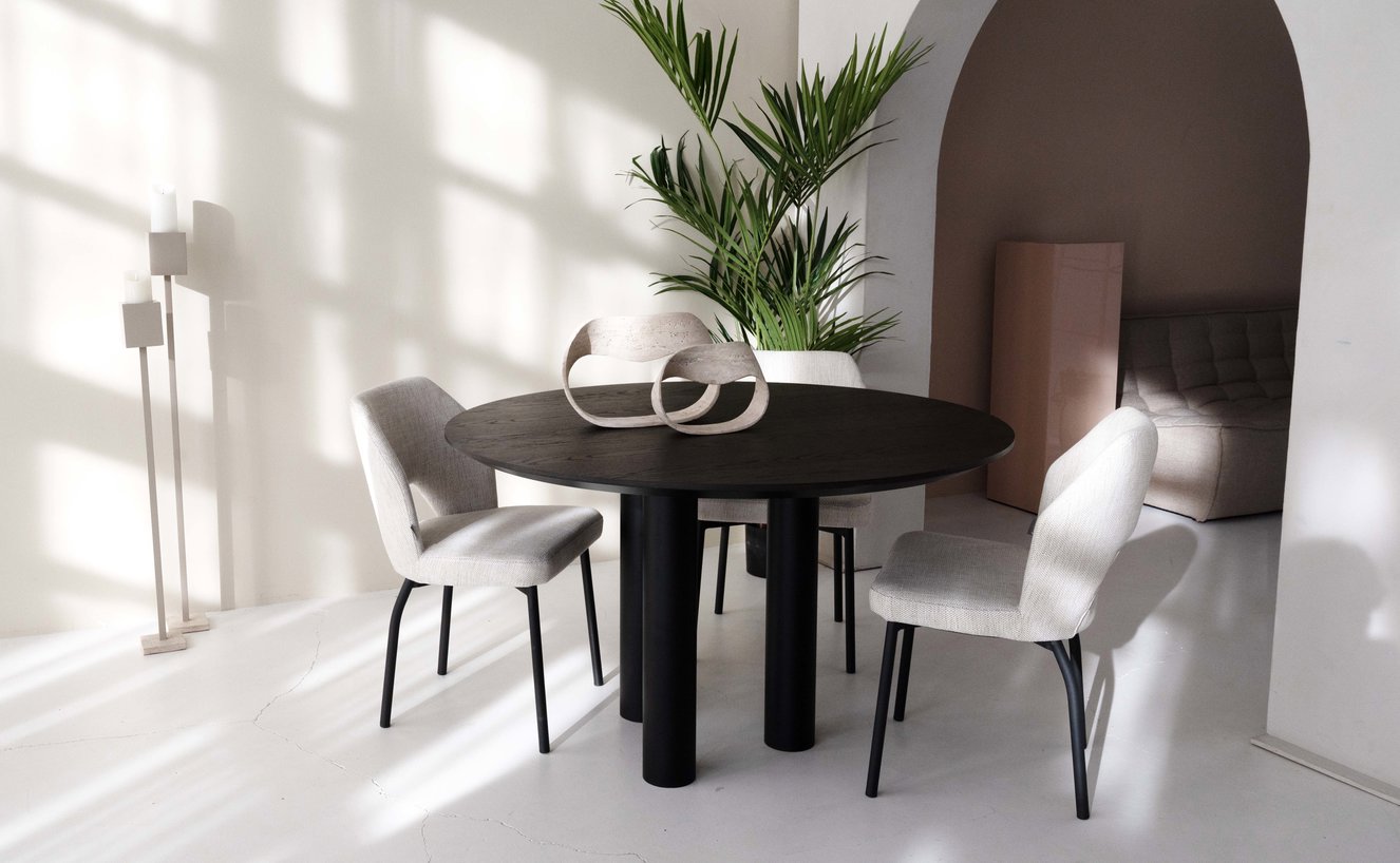 Palermo Eettafel Rond Eiken