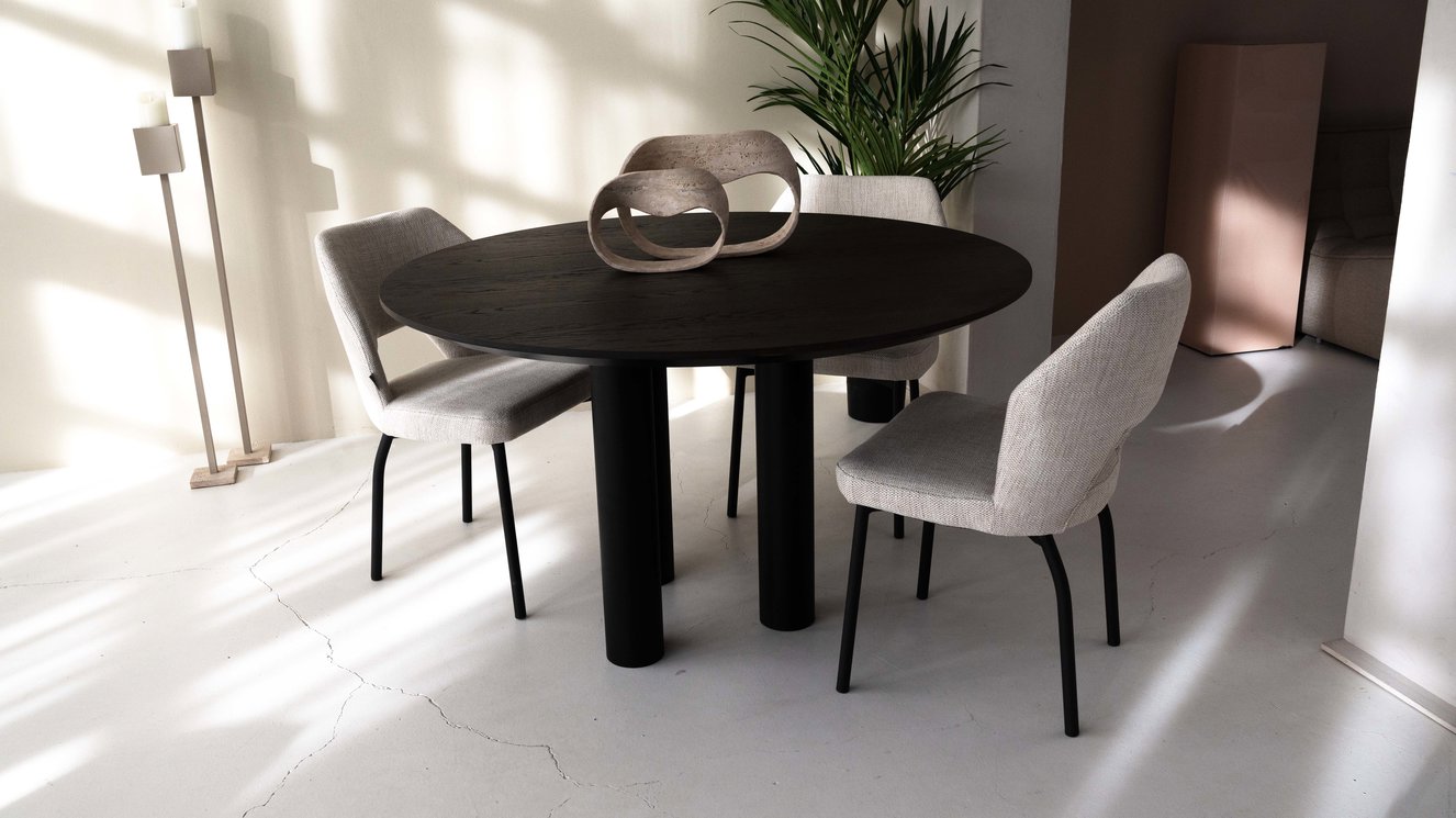 Palermo Eettafel Rond Eiken