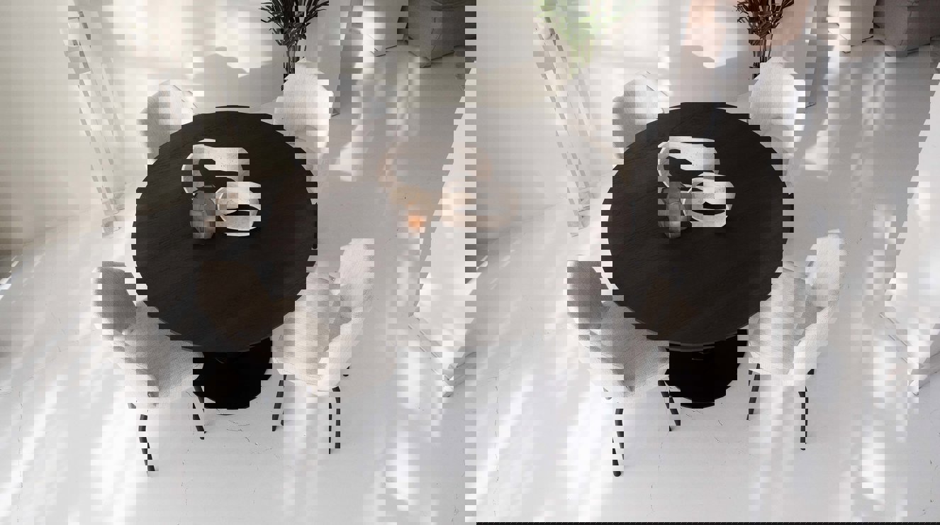 Candace Eettafel Rond Eiken