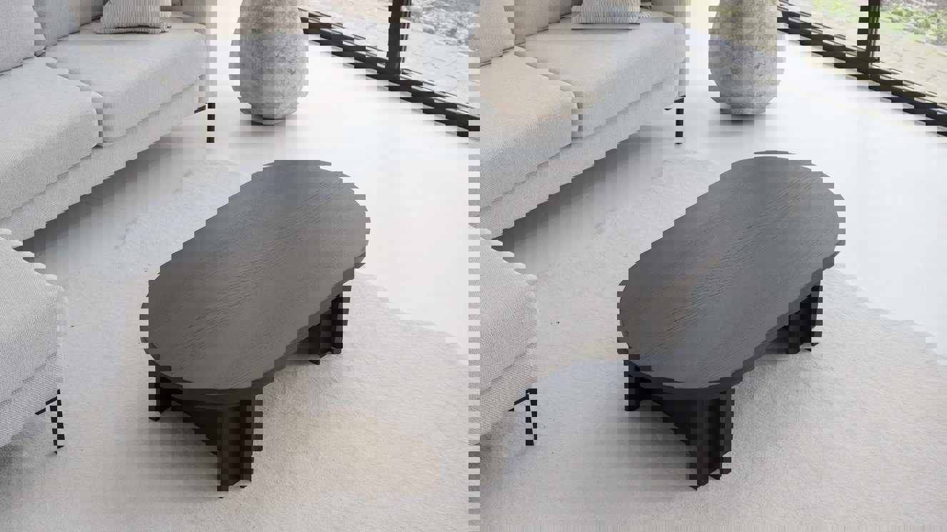 Genova Salontafel Half Ovaal Eiken