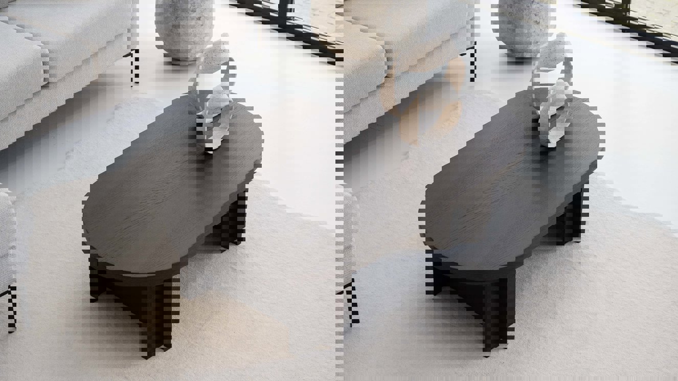 Genova Salontafel Half Ovaal Eiken