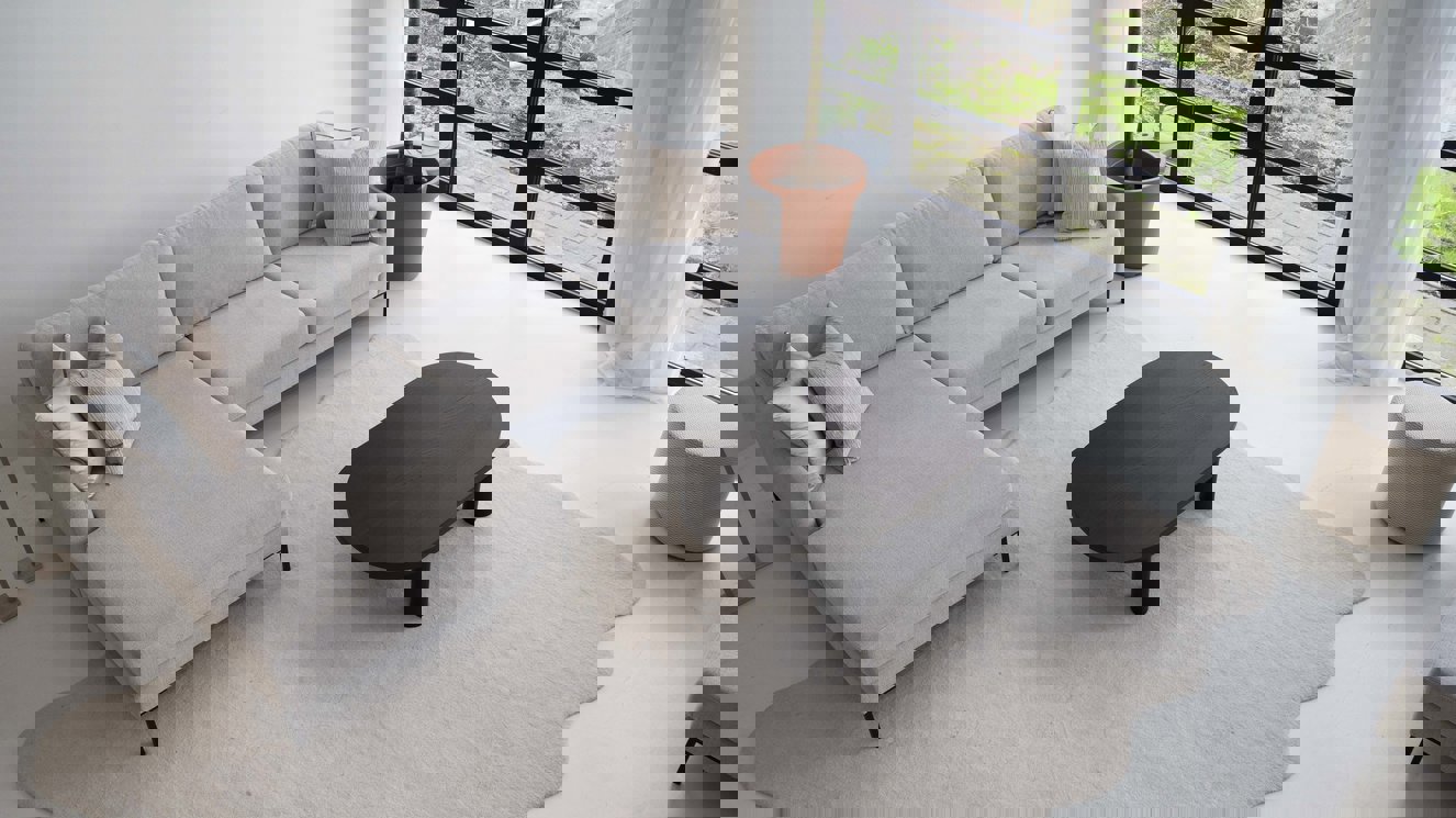 Palermo Salontafel Half Ovaal Eiken