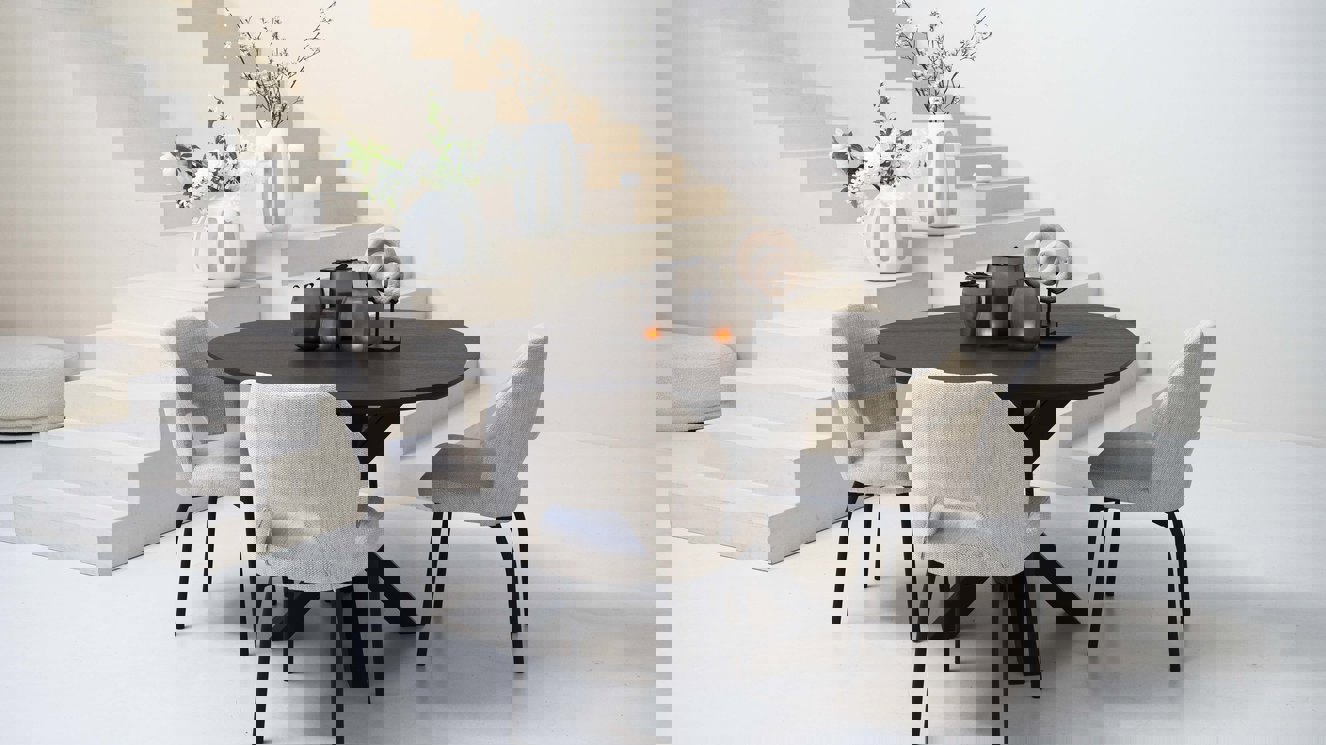 Firenze Eettafel Ei-vormig Eiken