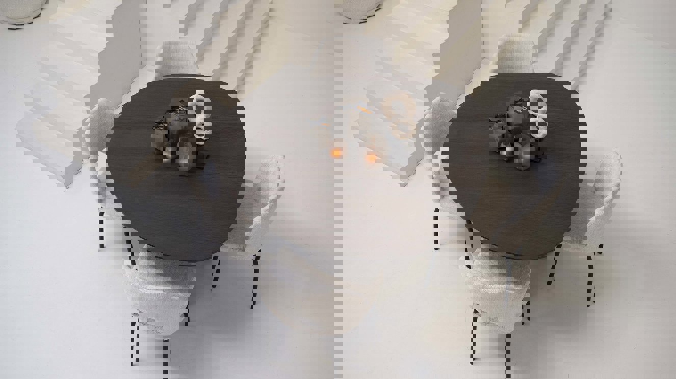 Firenze Eettafel Ei-vormig Eiken