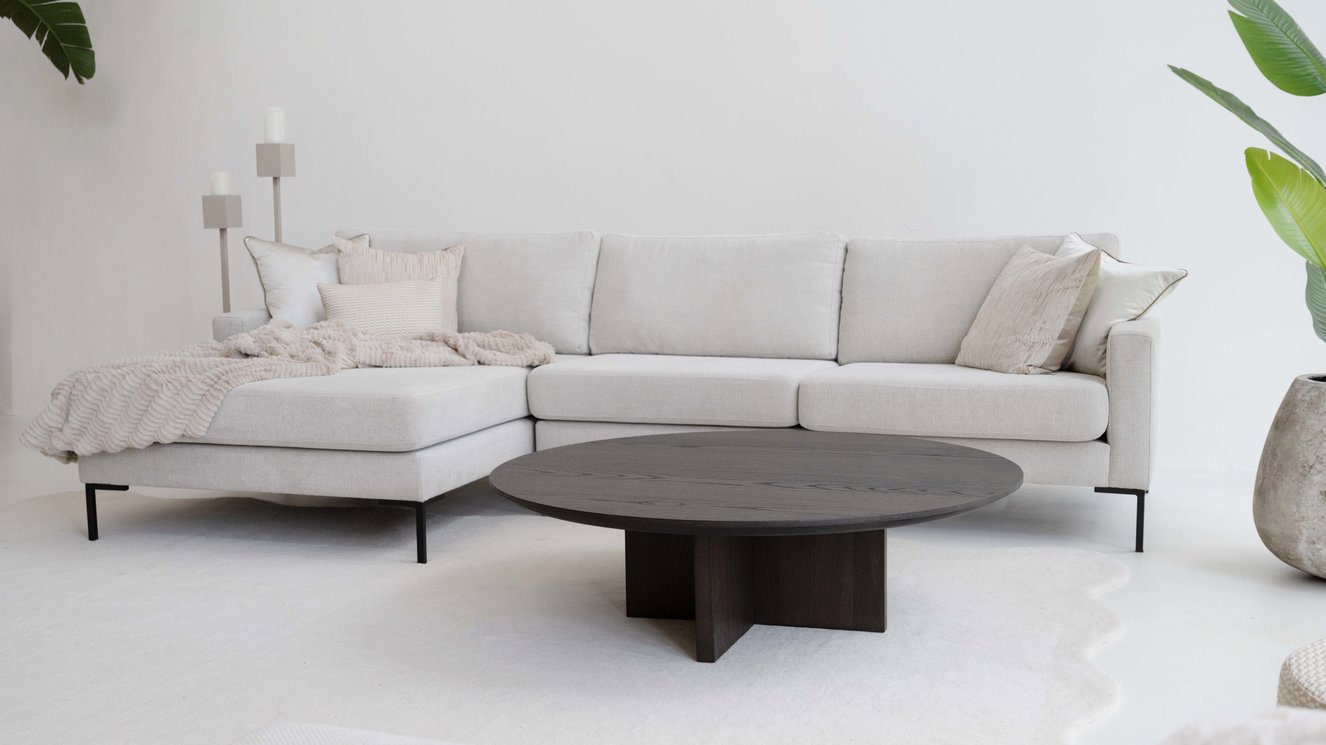 Roma Salontafel Rond Eiken