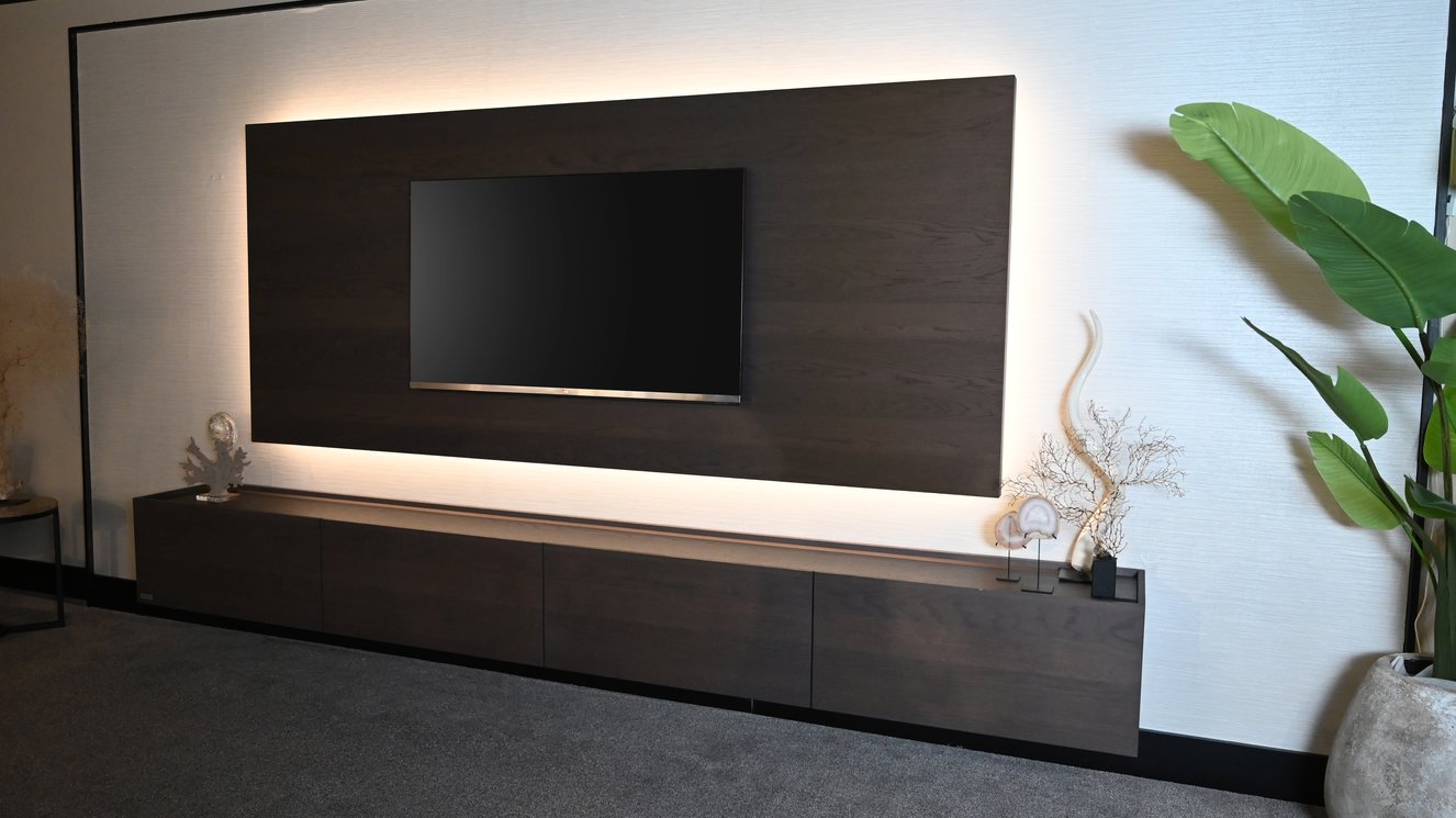 Tv-Meubel	Barone 4 Kleppen Hangend Eiken