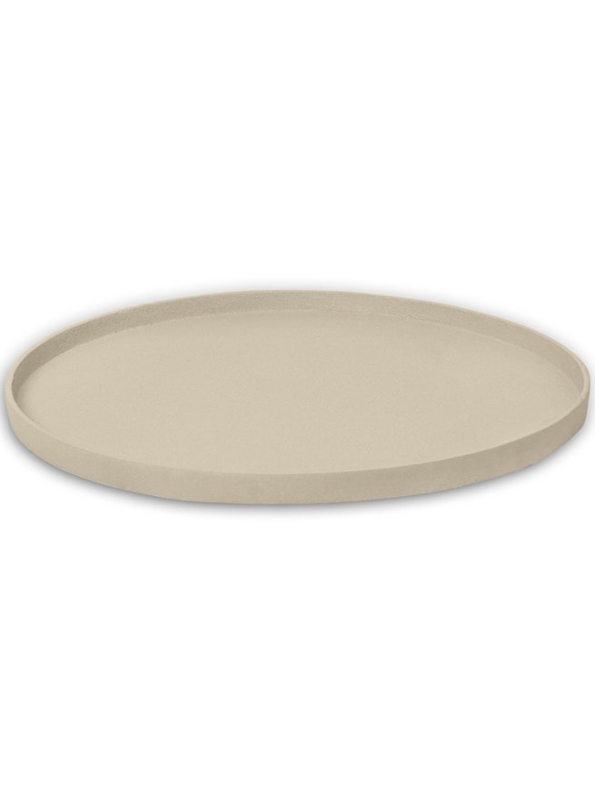60-Ø-Round Dienblad Sand