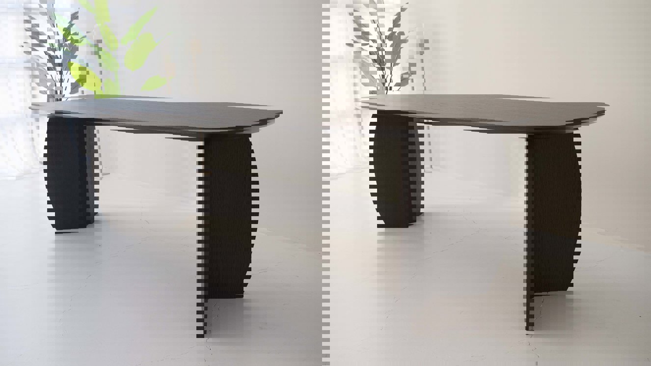 Amalfi Eettafel Deens	Ovaal Eiken