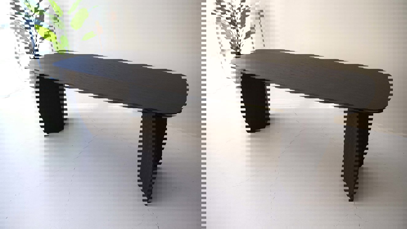 Amalfi Eettafel Deens	Ovaal Eiken