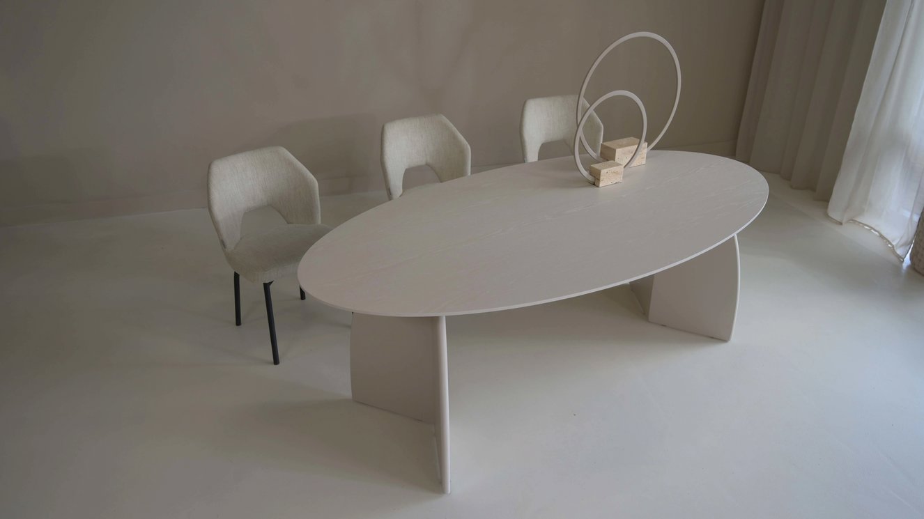 Amalfi Eettafel Ovaal Eiken