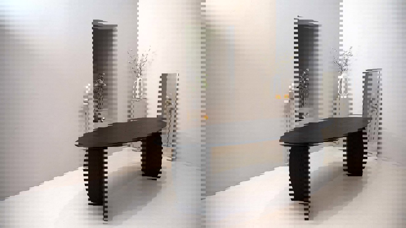 Amalfi Eettafel Ovaal Eiken