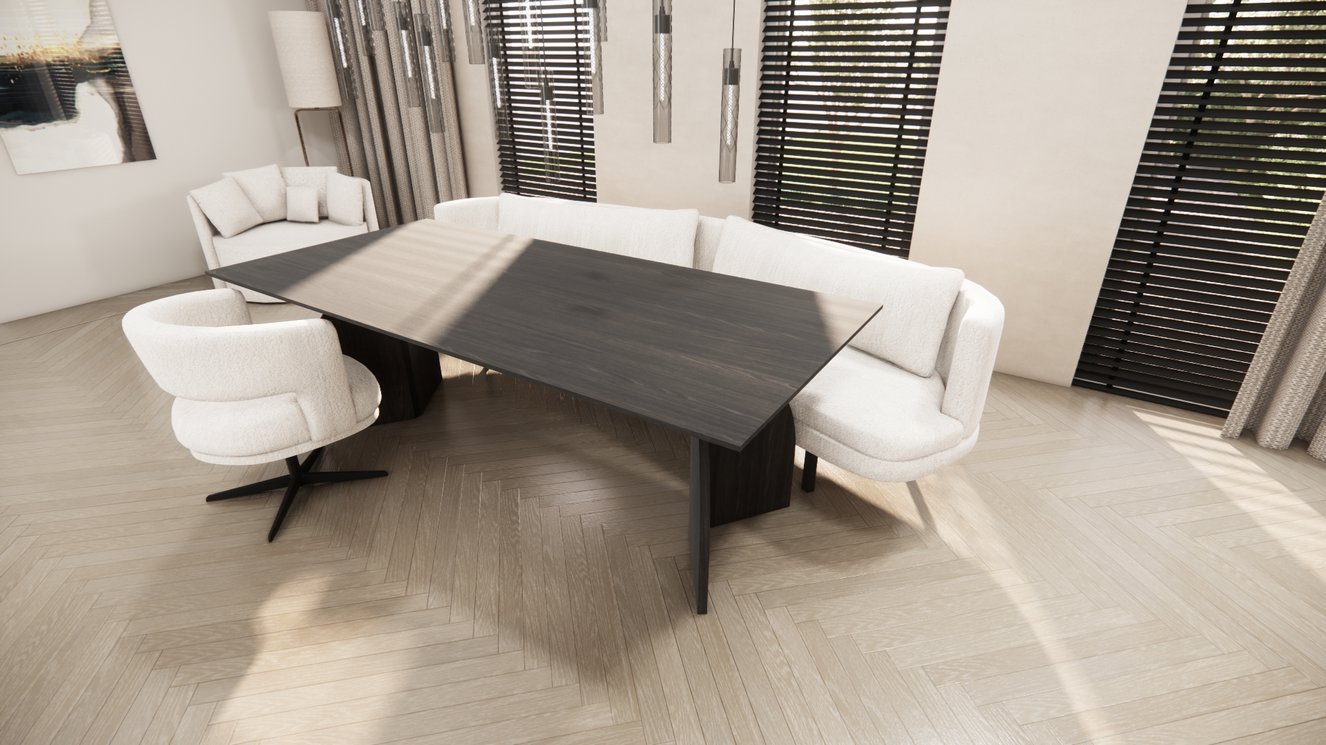 Amalfi Massive Eettafel Rechthoek Eiken