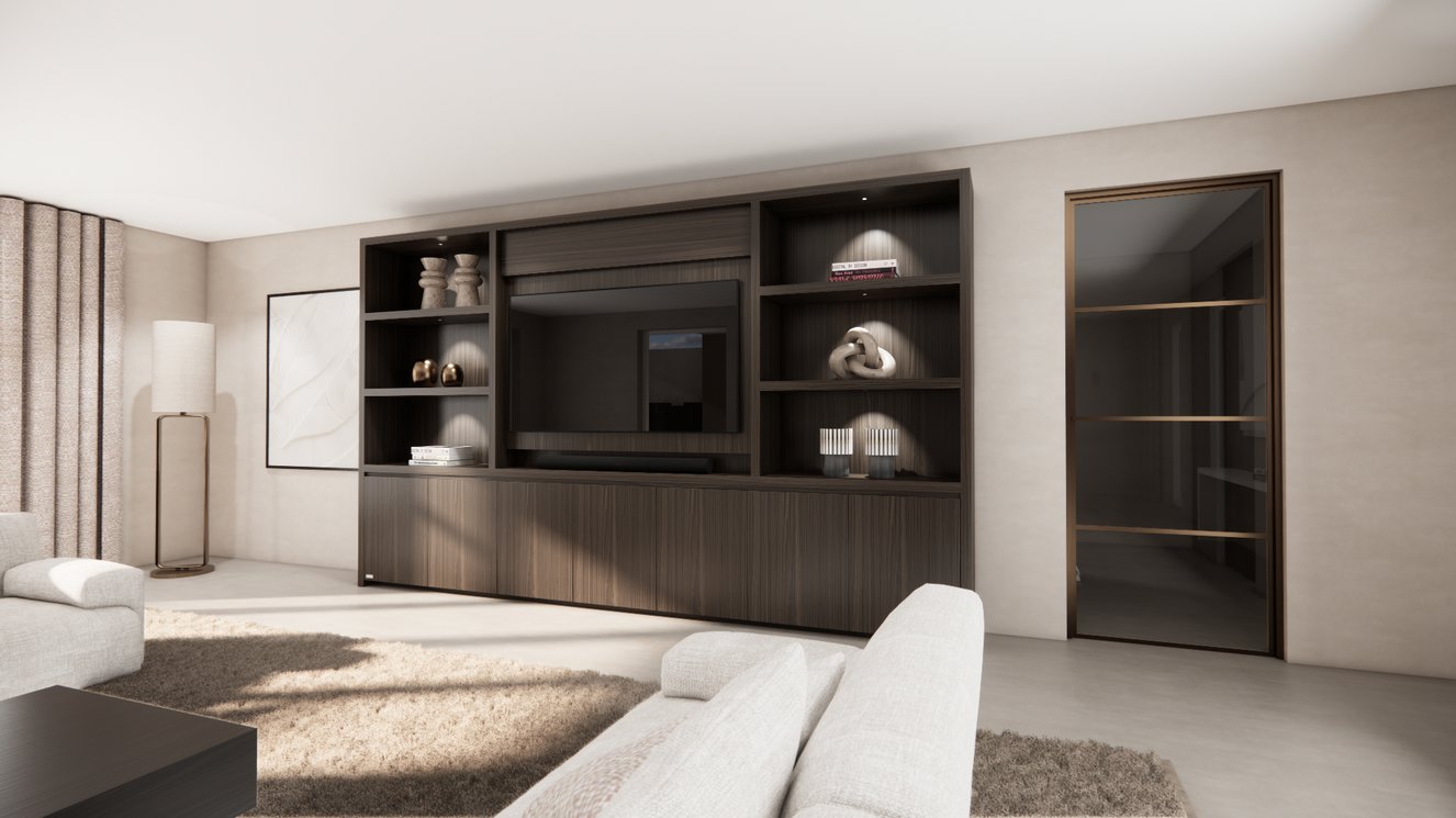 Cinewall	Andrew King-size 350-410	cm Eiken