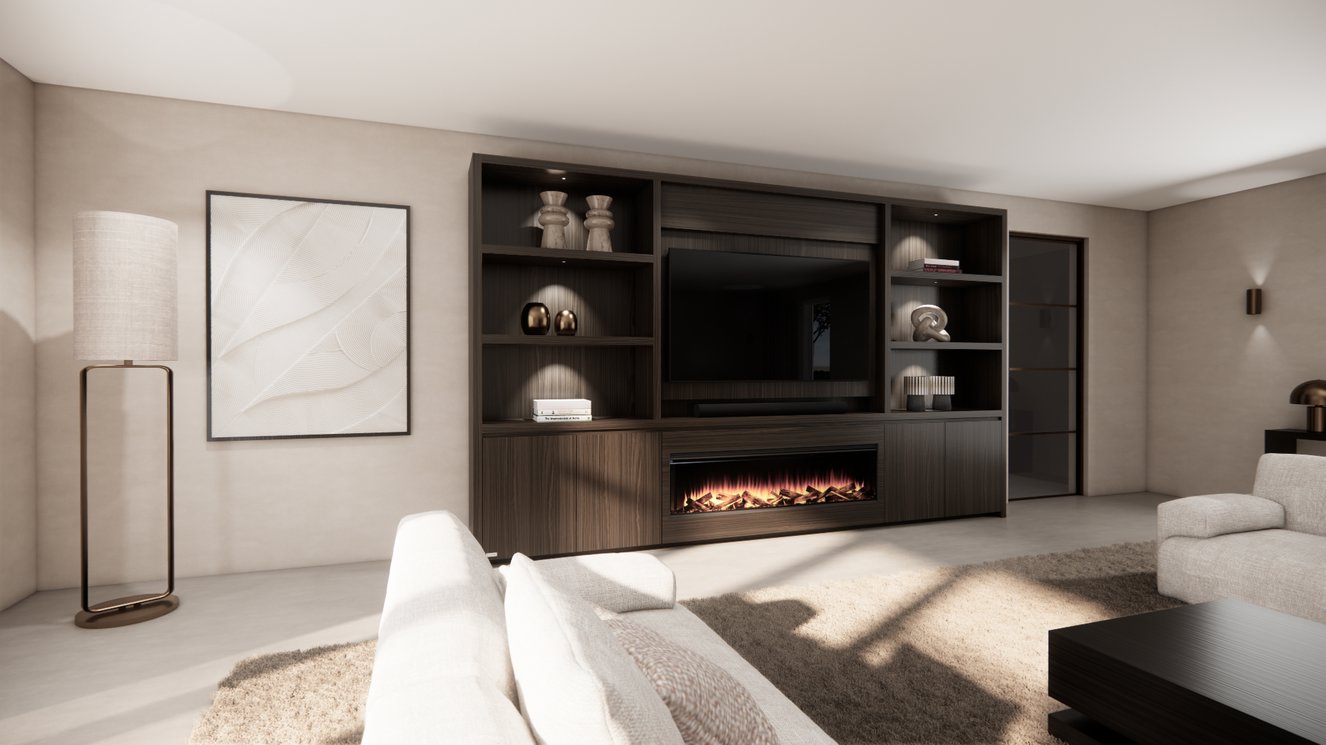 Cinewall	Andrew King-size 350-410	cm Eiken British	Fires