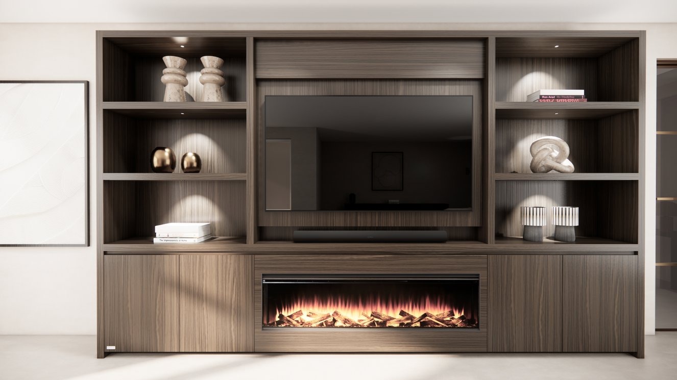 Cinewall	Andrew King-size 350-410	cm Eiken British	Fires