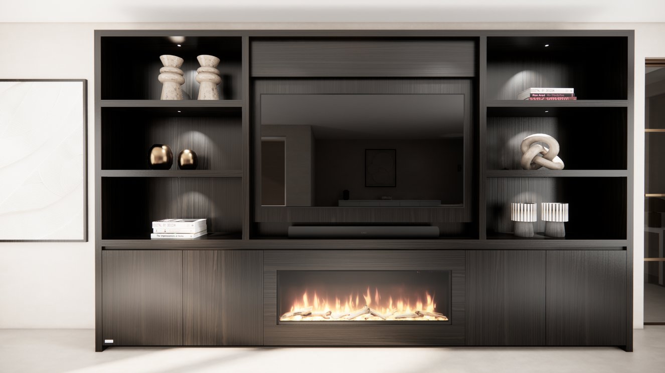 Cinewall	Andrew King-size 350-410	cm Eiken Dimplex