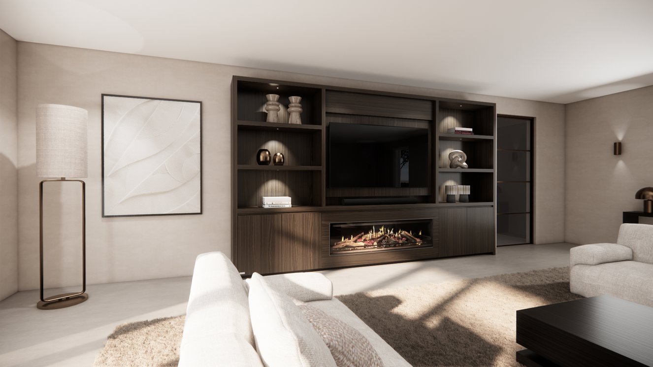 Cinewall	Andrew King-size 350-410	cm Eiken Kalfire	E-ONE