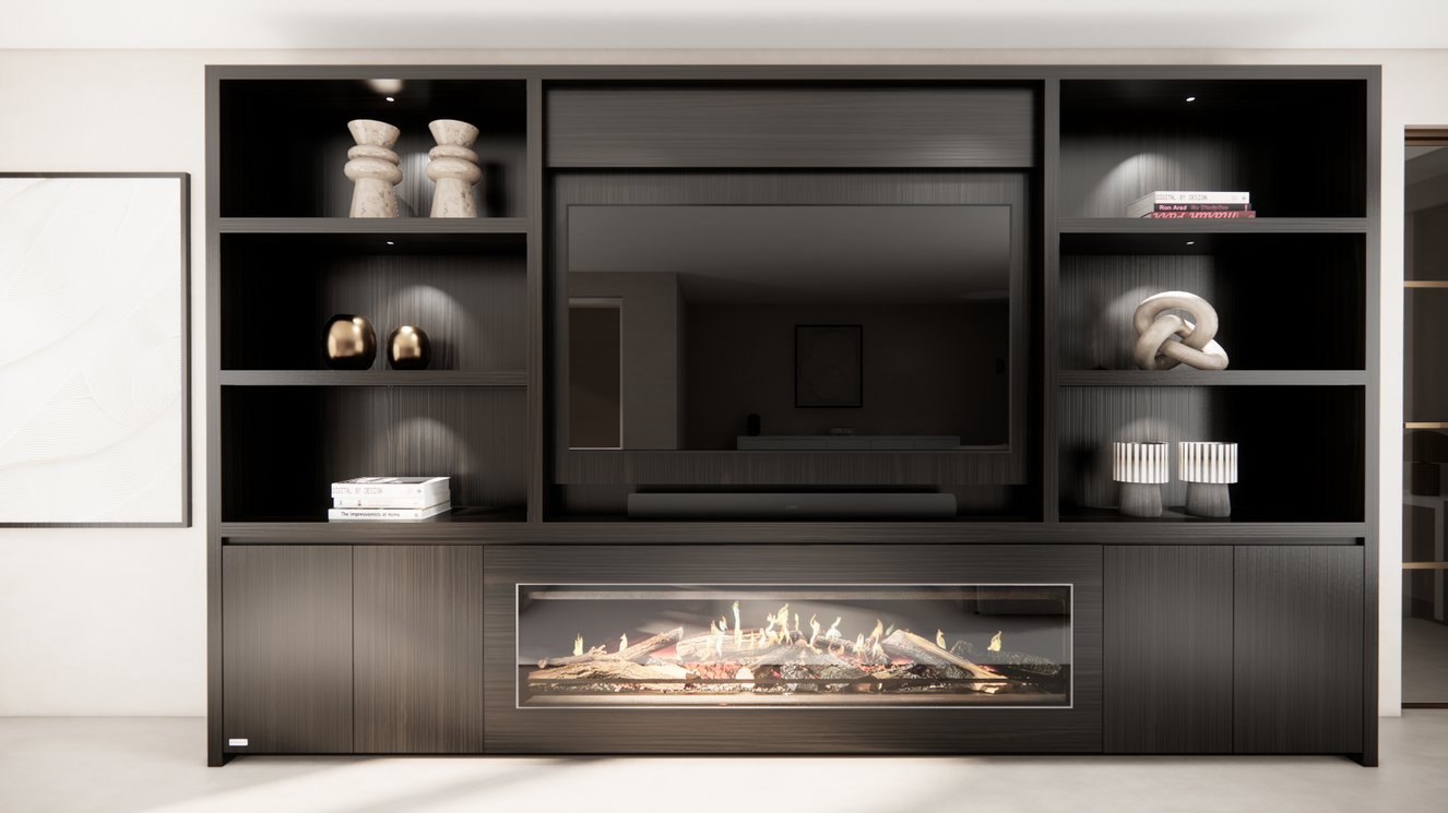 Cinewall	Andrew King-size 350-410	cm Eiken Kalfire	E-ONE