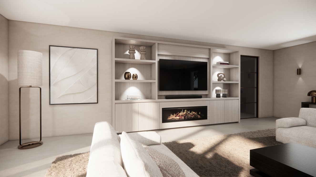 Cinewall	Andrew King-size 350-410	cm Eiken Kalfire	E-SERIE