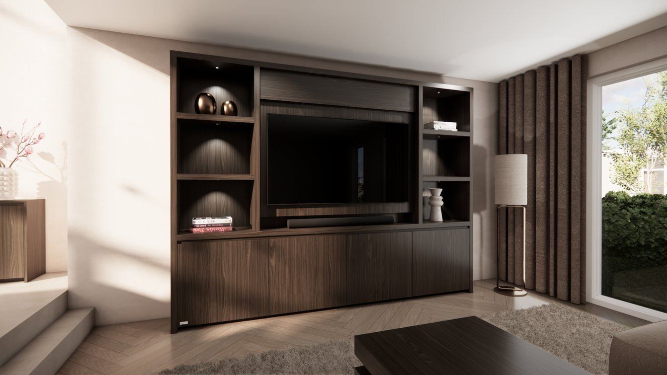 Cinewall	Andrew Queen-size 280-340	cm Eiken