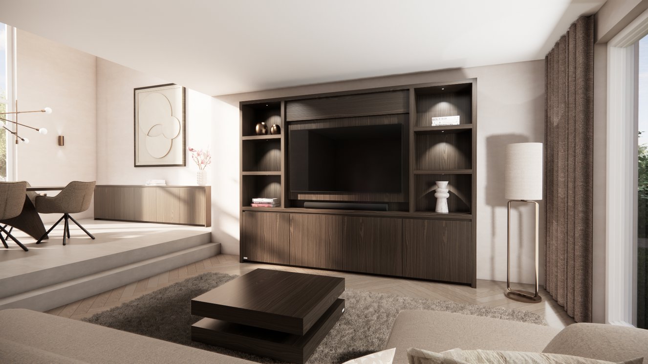 Cinewall	Andrew Queen-size 280-340	cm Eiken