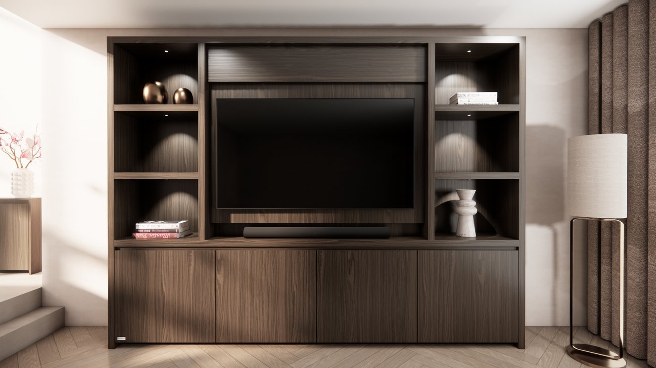 Cinewall	Andrew Queen-size 280-340	cm Eiken