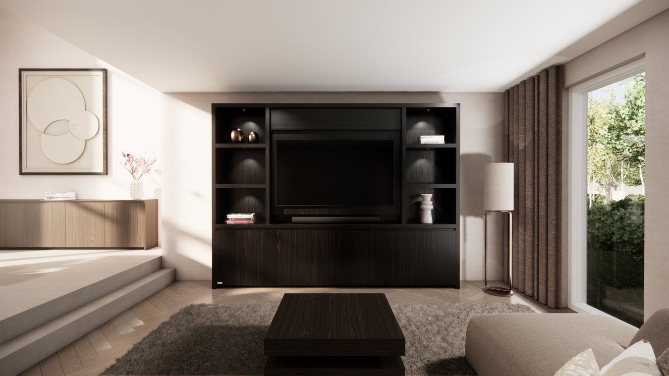 Cinewall	Andrew Queen-size 280-340	cm Eiken