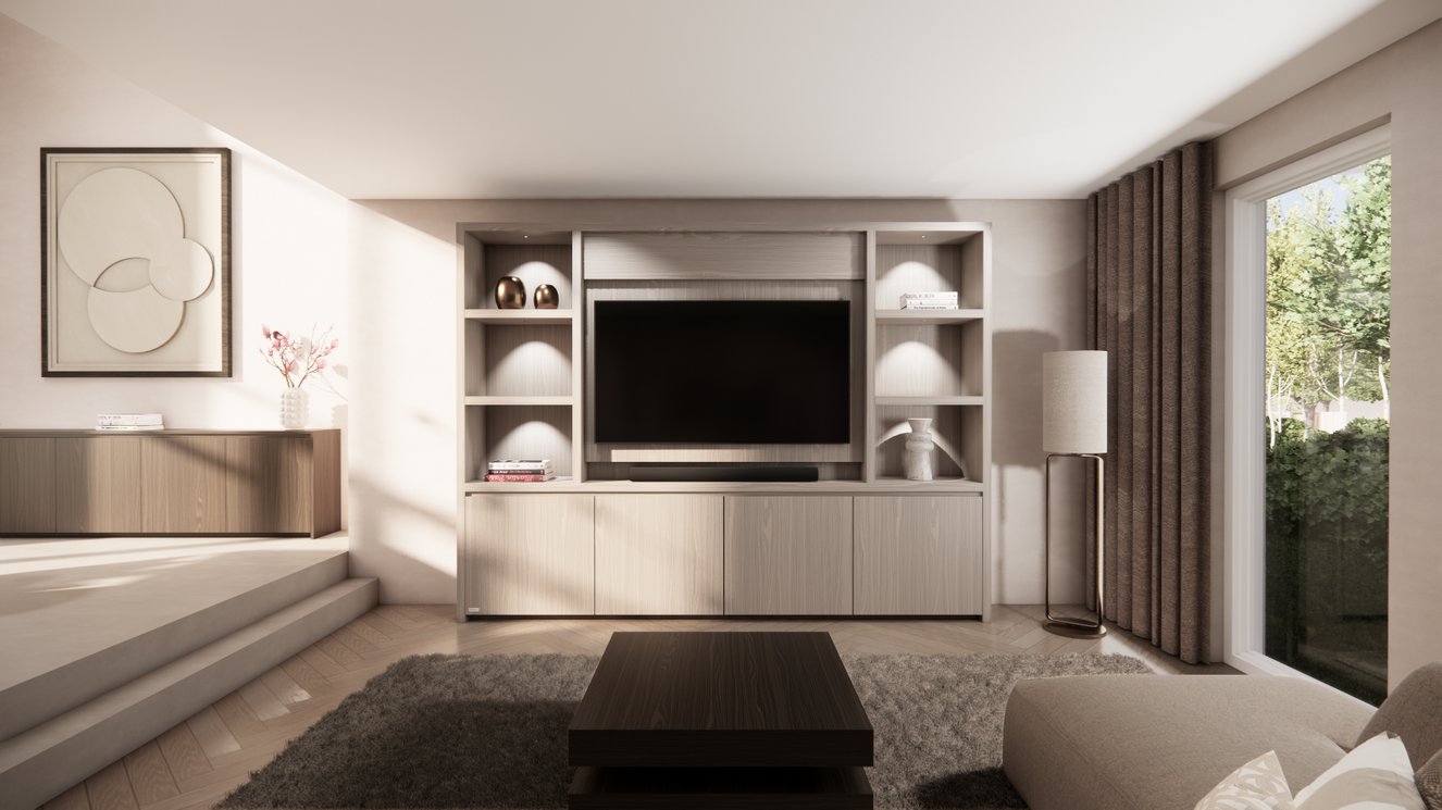 Cinewall	Andrew Queen-size 280-340	cm Eiken