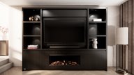 Andrew Cinewall Queen-size 280-340 cm Eiken British Fires 120c