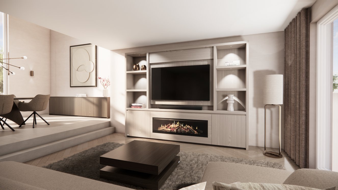 Cinewall	Andrew Queen-size 280-340	cm Eiken Kalfire	E-SERIE