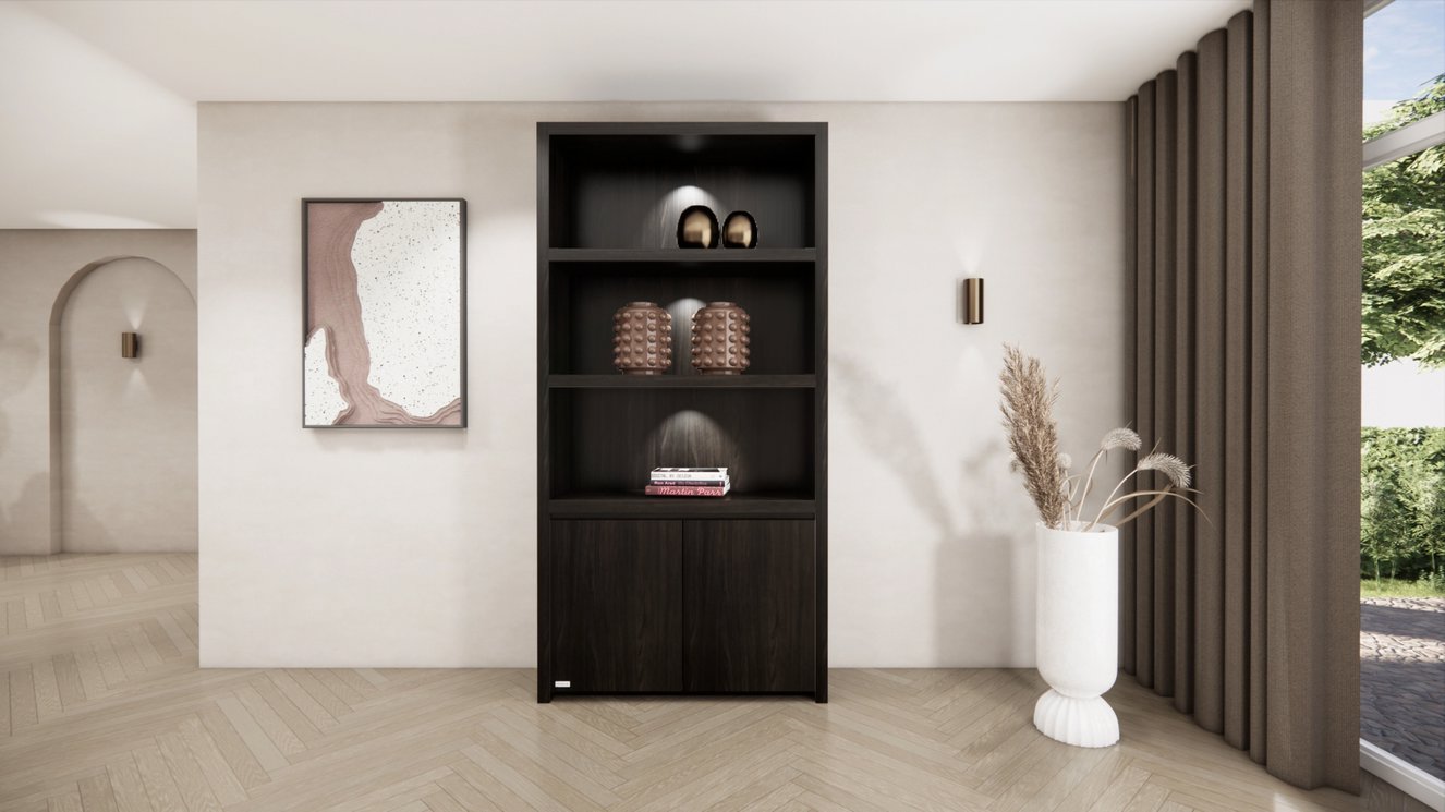 Andrew Vakkenkast Double-size Eiken 80-120 cm Eiken