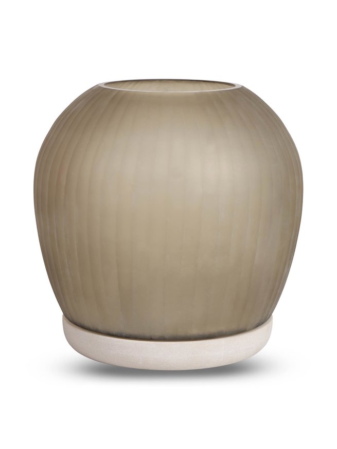 Aquamarijn Windlicht Large