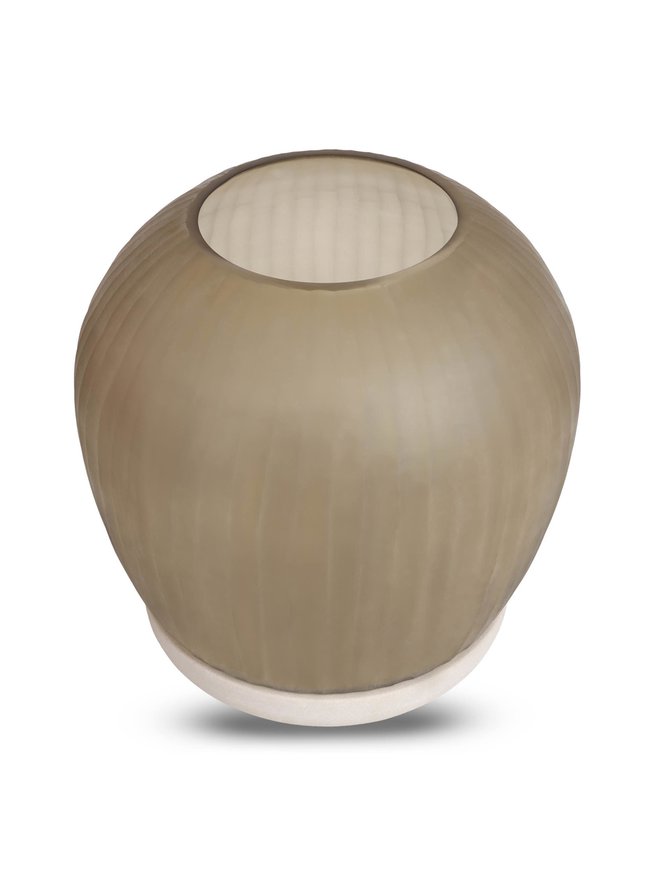 Aquamarijn Windlicht Large