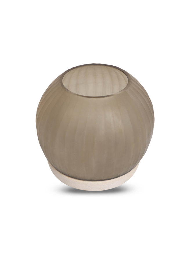 Aquamarijn Windlicht Medium