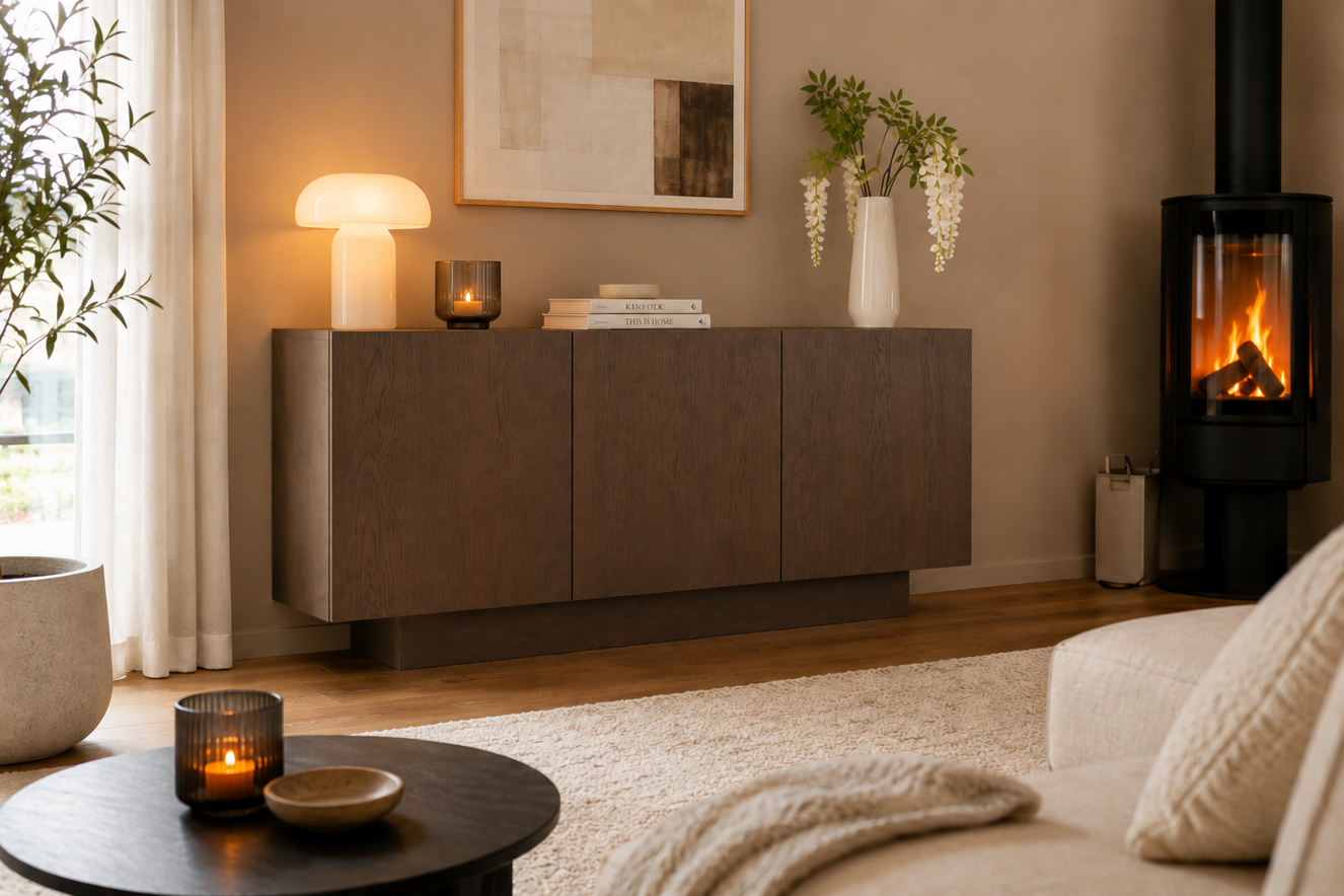 Barone Dressoir 3-deurs Staand Eiken