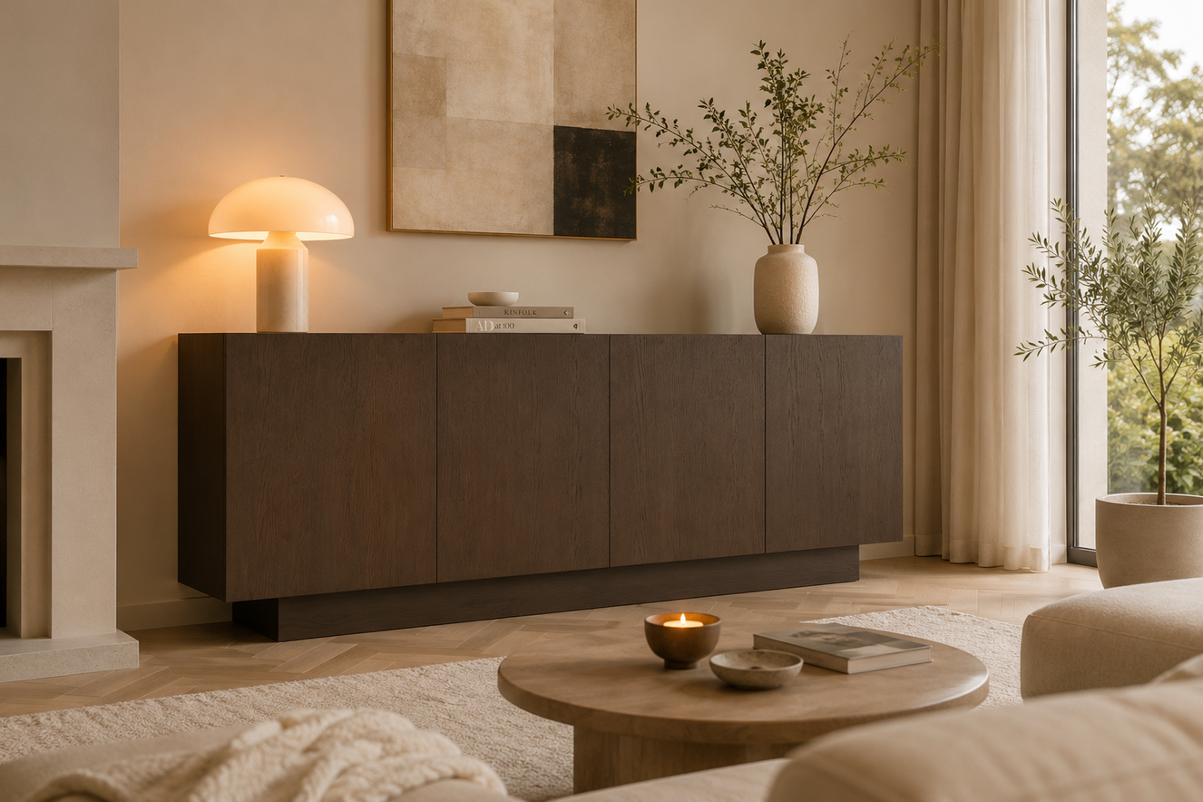 Barone Dressoir 4-deurs Staand Eiken