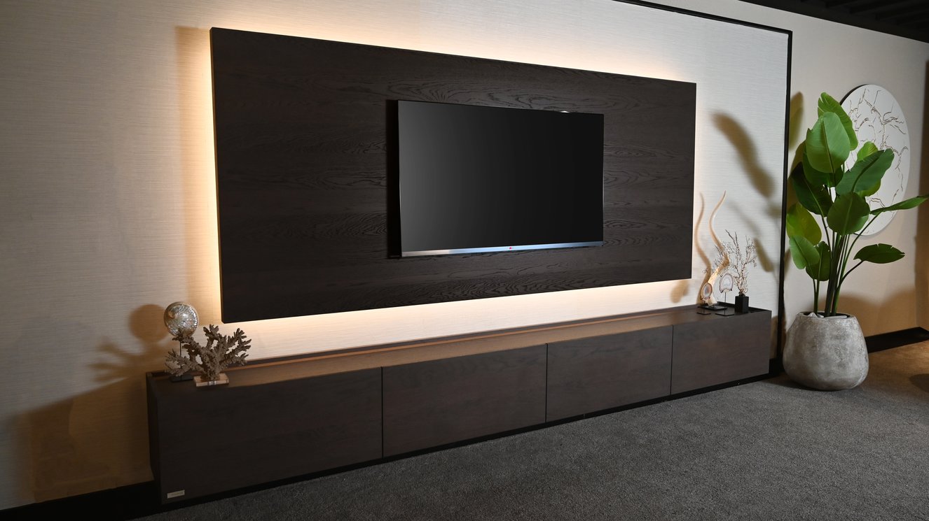 Tv-Meubel	Barone 4 Kleppen Hangend Eiken