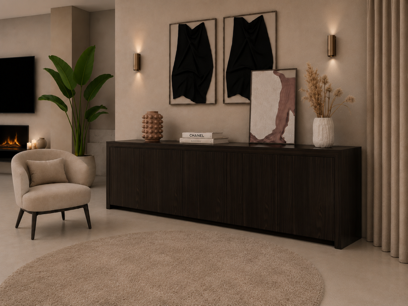Bezos Dressoir 5-deurs Staand Eiken