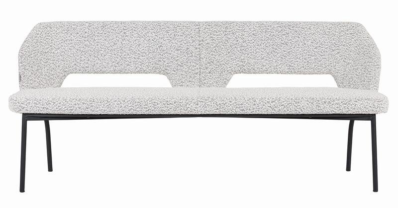 Bloom Eetkamerbank 190 Blouclé Lightgrey