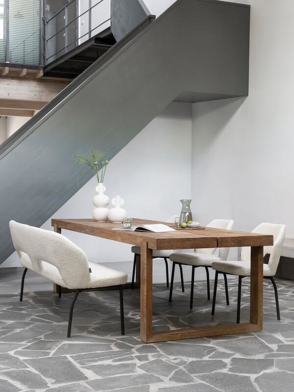 Bloom Eetkamerbank 190 Blouclé Naturel