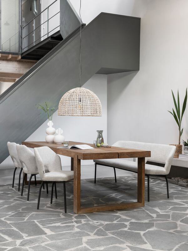 Bloom Eetkamerbank 190 Polaris Naturel