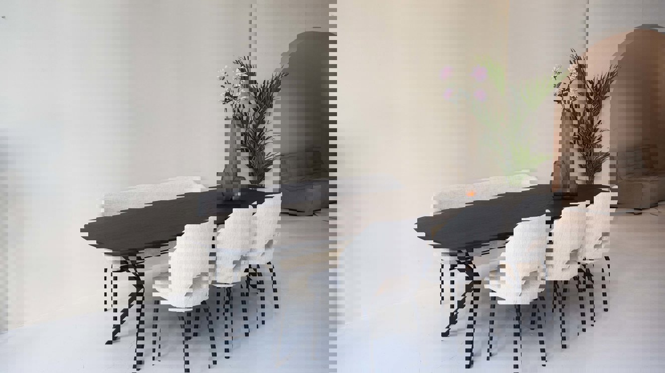 Capri Eettafel Deens	Ovaal Eiken