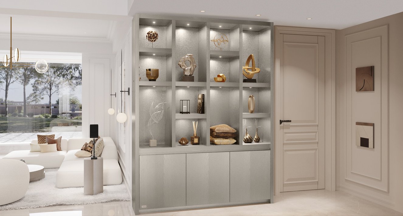 Carlton Vakkenkast King-size 170-220	cm Eiken