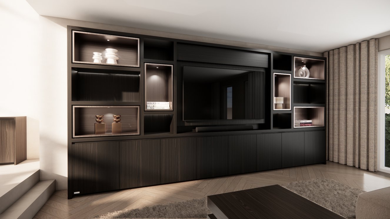 Gatsby Cinewall Royal-size 420-480 cm Eiken