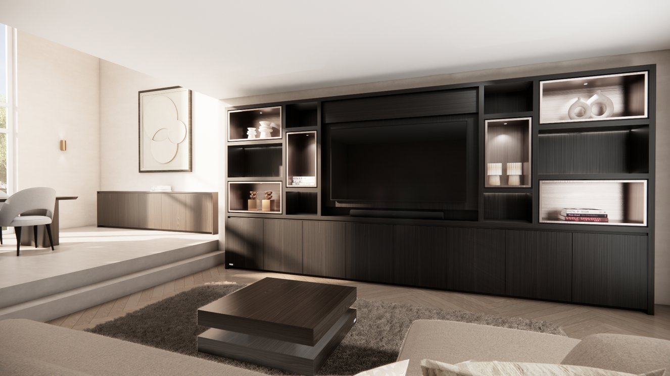 Gatsby Cinewall Royal-size 420-480 cm Eiken