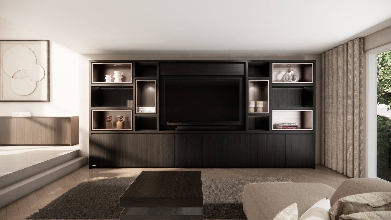 Gatsby Cinewall Royal-size 420-480 cm Eiken