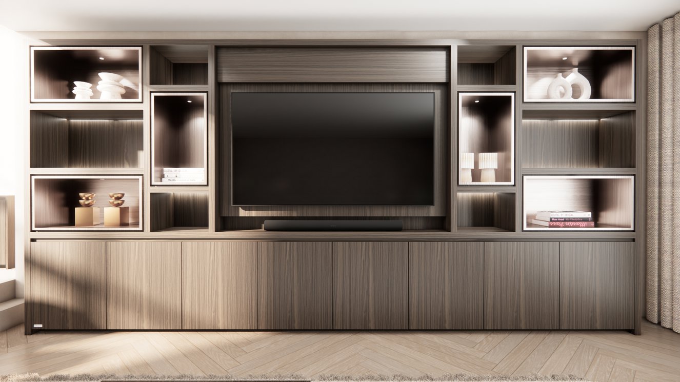Gatsby Cinewall Royal-size 420-480 cm Eiken