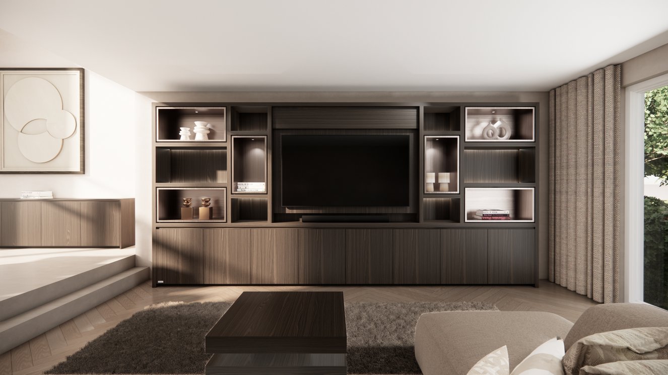 Gatsby Cinewall Royal-size 420-480 cm Eiken