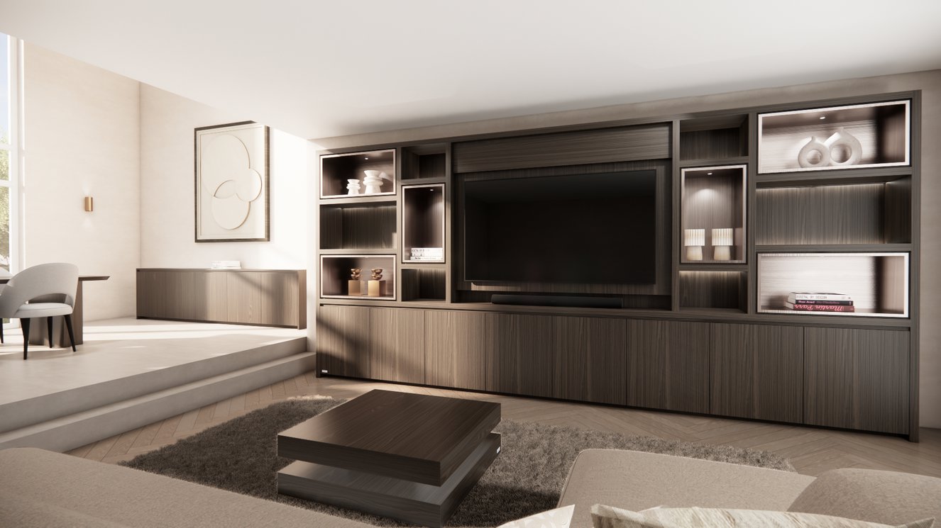 Gatsby Cinewall Royal-size 420-480 cm Eiken